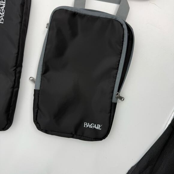 BAGAIL 4 Set Compression Bags Packing Cubes Black Travel Accessory Expandable - Picture 9 of 9